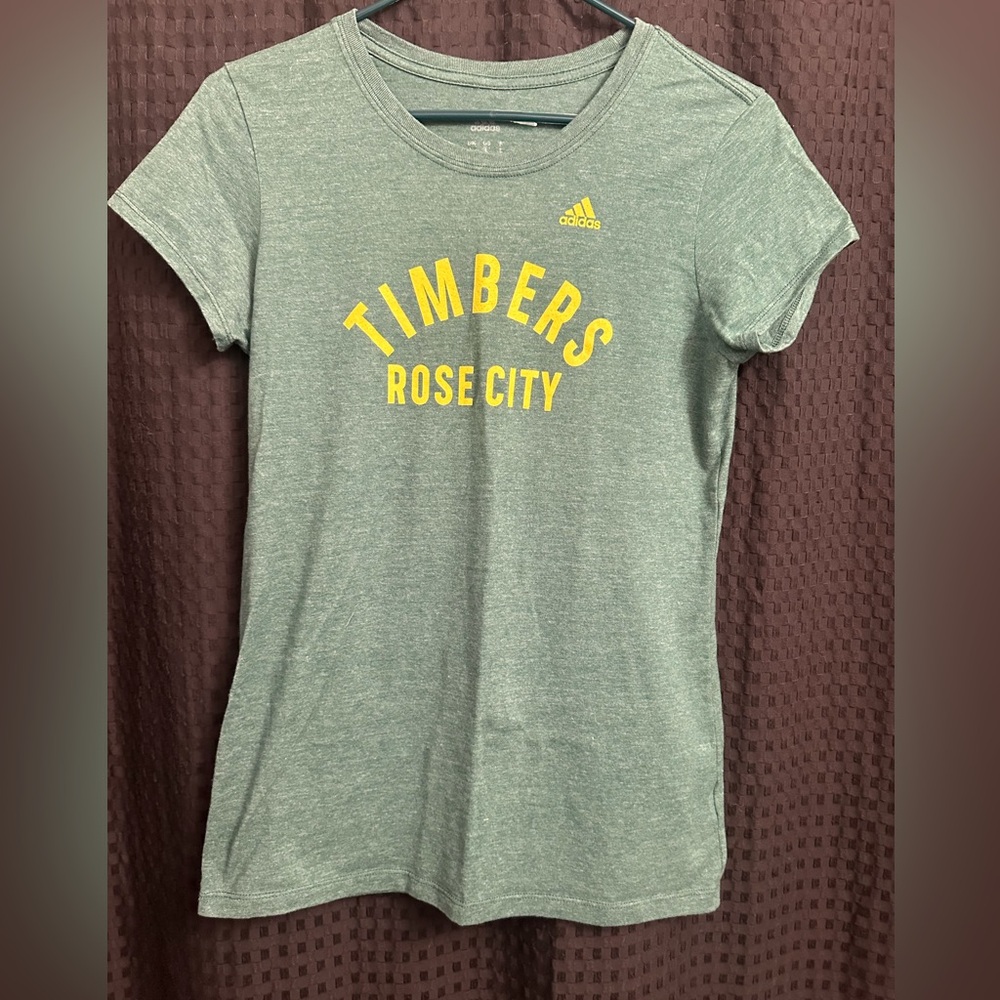 Adidas Timbers Rose City Green T-Shirt